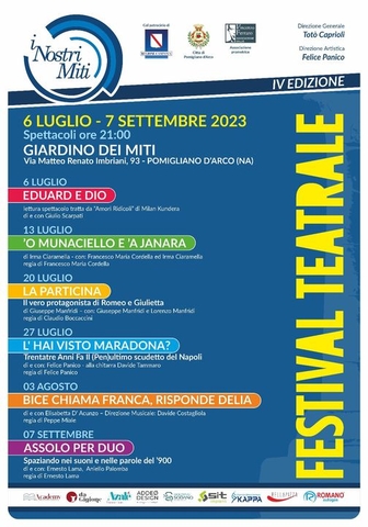 Cartellone I Nostri Miti 2023
